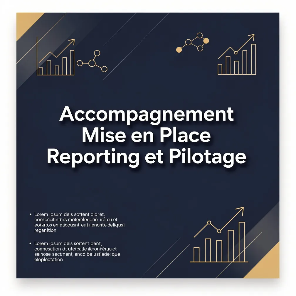 Accompagnement Mise en Place Reporting et Pilotage