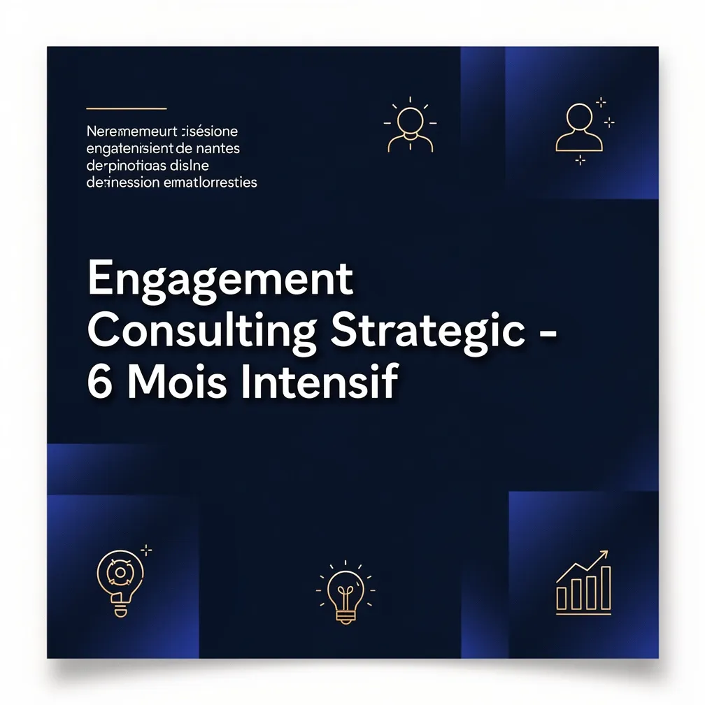 Engagement Consulting Strategic - 6 Mois Intensif