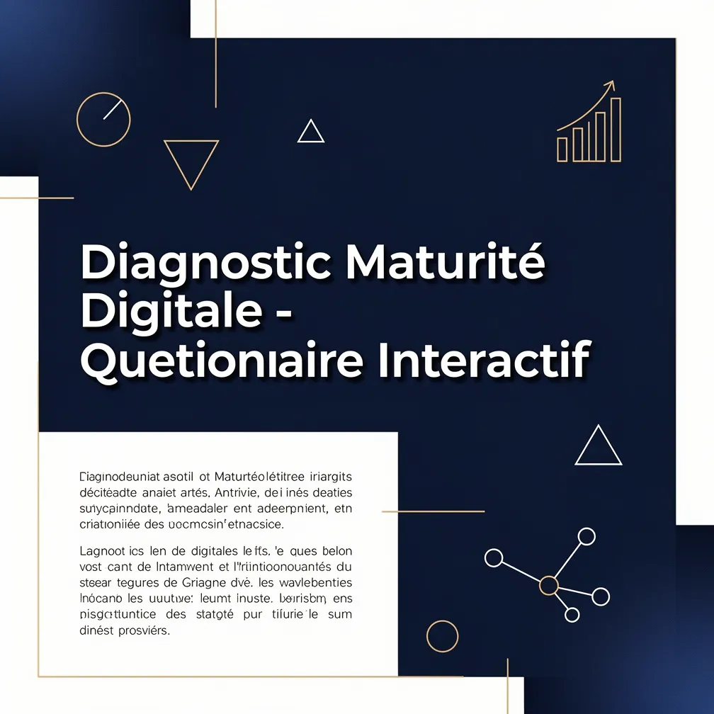 Diagnostic Maturité Digitale - Questionnaire Interactif